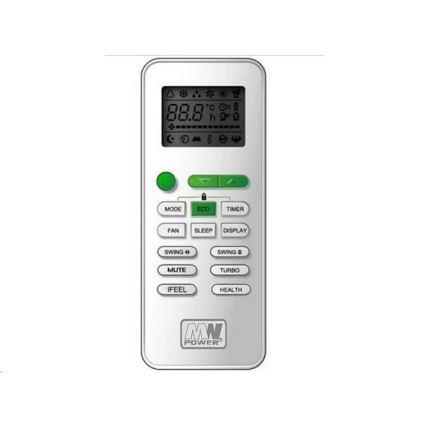 Luftkonditionering 09K V1 2,6 kW 9000 BTU Wi‑Fi Tuya vit + fjärrkontroll