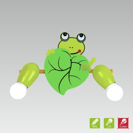 LUXERA 28018 - Barn spotlight FLOPS 2xE14/9W/230V