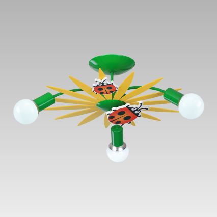 LUXERA 28033 - Barn Takbelysning QUETT 3xE27/40W/230V