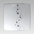 Luxera 45092 - Reservglas till taklampan TAO PINK E27