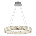 LUXERA 46156 - LED-pendel med vajer LARUNA LED/38W/230V 4000K matt krom