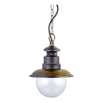 LUXERA 48401 - Utomhus Ljuskrona LIMASSOL 1xE27/60W/230V