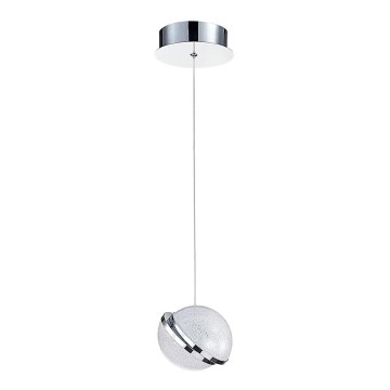 LUXERA 62434 - LED Ljuskrona med snöre MALCOM 1xLED/8W/230V