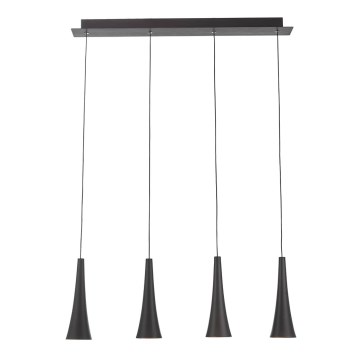 LUXERA 64411 - LED Ljuskrona med snöre MADERA LED/20W/230V