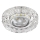 LUXERA 71074 - Hängande Takbelysning Kristall 1xGU10/50W/230V + LED-slinga