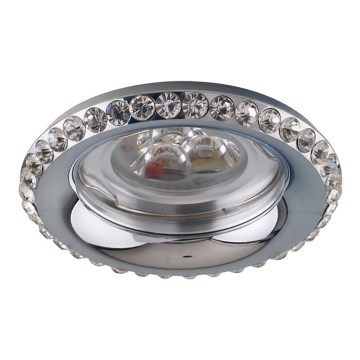 LUXERA 71080 - Hängande Takbelysning Kristall 1xGU10/50W/230V Kristall
