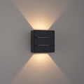 LUXLINE LED utomhusväggarmatur 6W/230V 3000K IP54 svart