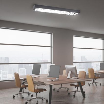 Lysrörsbelysning T8 2xG13/18W/230V 120 cm svart