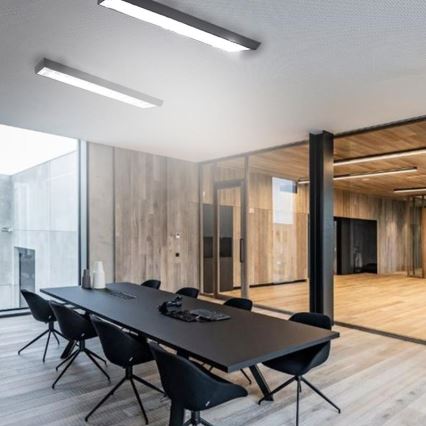 Lysrörsbelysning T8 2xG13/18W/230V 120 cm svart