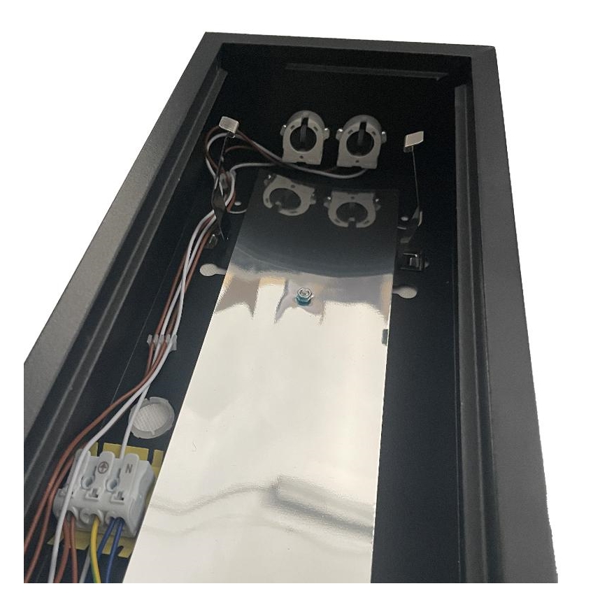 Lysrörsbelysning T8 2xG13/18W/230V 120 cm svart