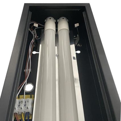 Lysrörsbelysning T8 2xG13/18W/230V 120 cm svart