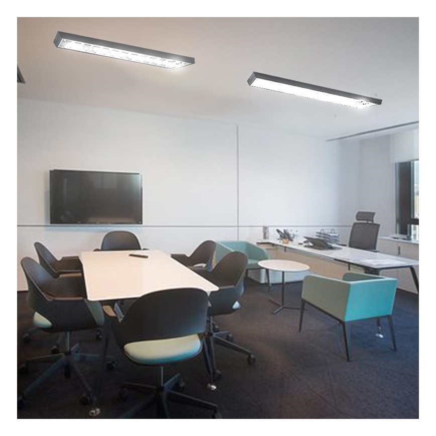 Lysrörsbelysning T8 2xG13/18W/230V 120 cm svart