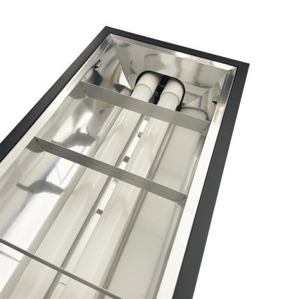 Lysrörsbelysning T8 2xG13/18W/230V 120 cm svart