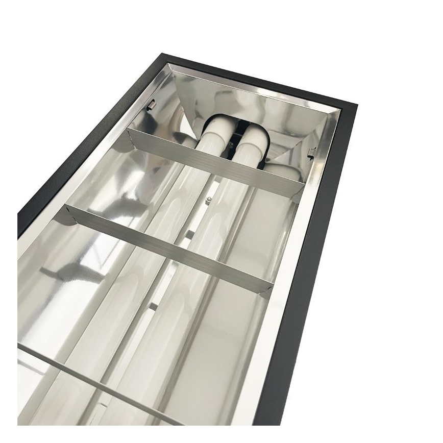 Lysrörsbelysning T8 2xG13/18W/230V 120 cm svart