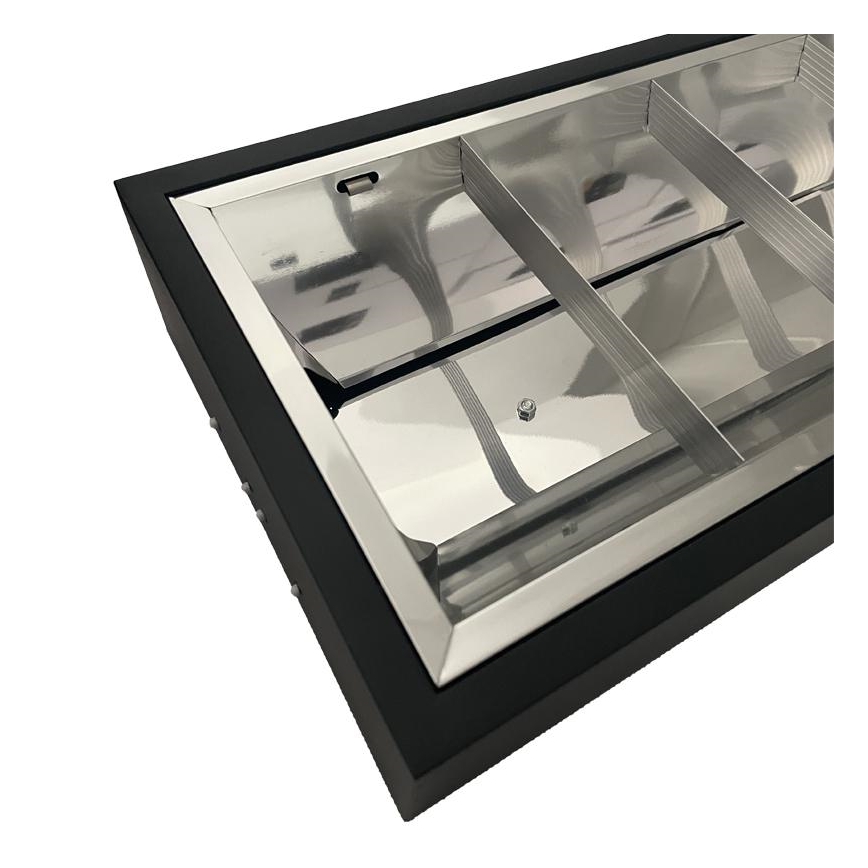 Lysrörsbelysning T8 2xG13/18W/230V 120 cm svart