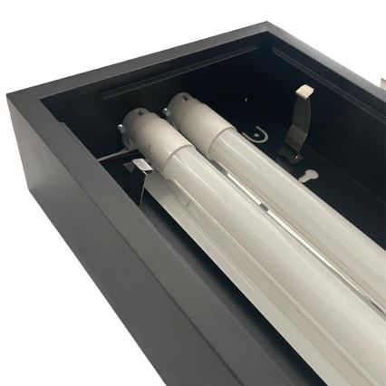 Lysrörsbelysning T8 2xG13/18W/230V 120 cm svart