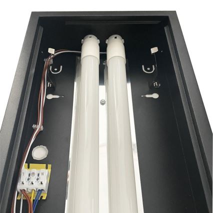 Lysrörsbelysning T8 2xG13/18W/230V 120 cm svart