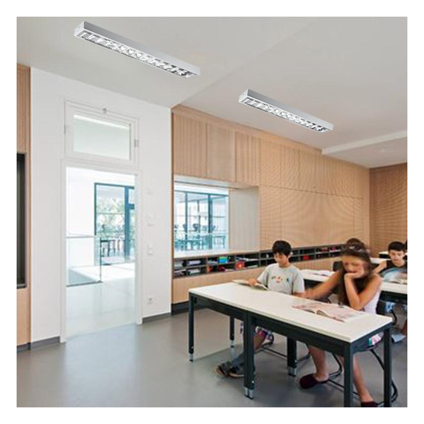 Lysrörsbelysning T8 2xG13/18W/230V 120 cm vit