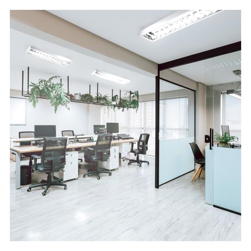 Lysrörsbelysning T8 2xG13/18W/230V 120 cm vit