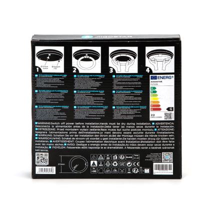 Lysrörstub T9 G24q-1/22W/230V 6500K - Aigostar