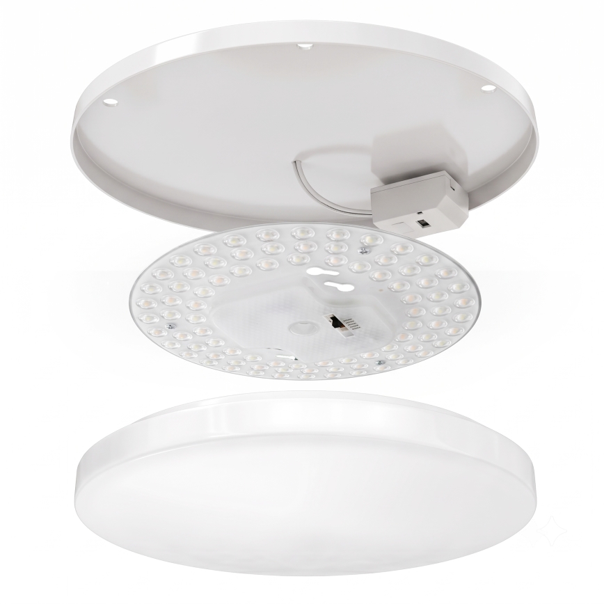 Magnetisk LED-modul 18 W, 230 V, 2700–6500 K, Ø 17 cm - BRILAGI