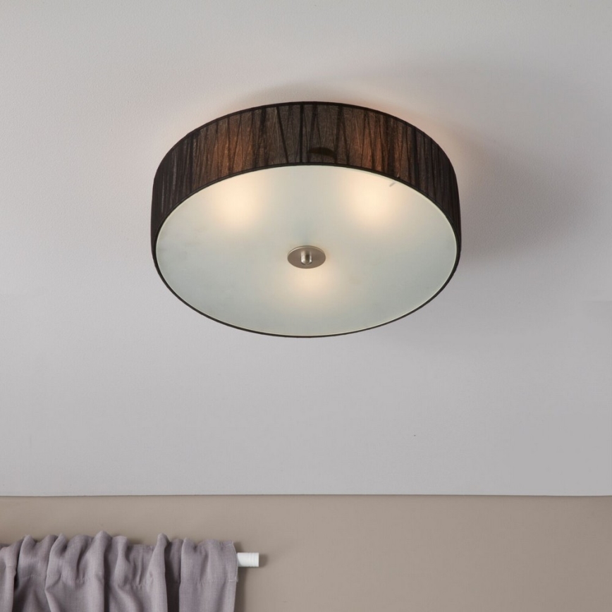 Markslöjd 104884 - Takbelysning BYSKE 3xE14/40W/230V svart