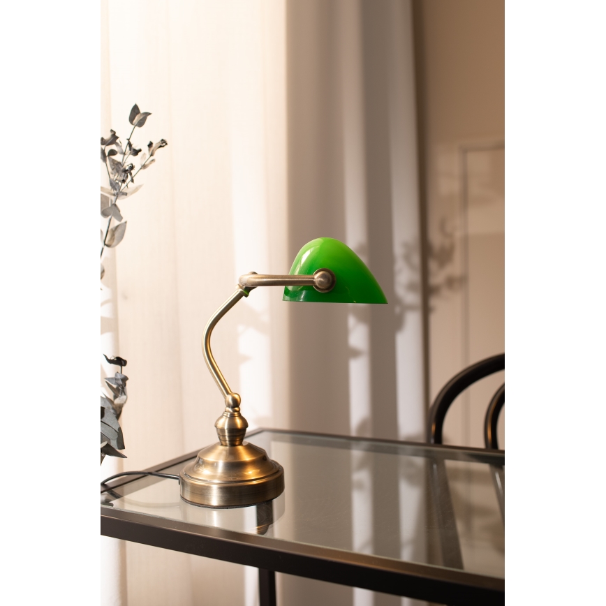 Markslöjd 105930 - Bordslampa BANKERS 1xE14/40W/230V