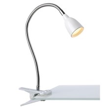 Markslöjd 106091 - Barn LED-Lampa med klämma Tulpan LED/3W/230V vit