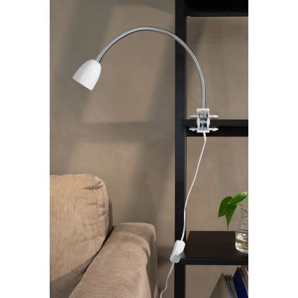 Markslöjd 106091 - Barn LED-Lampa med klämma Tulpan LED/3W/230V vit