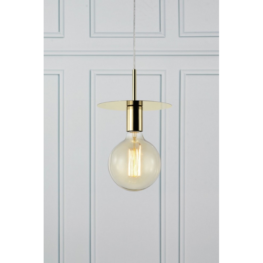 Markslöjd 106150 - Ljuskrona med snöre DISC 1xE27/60W/230V