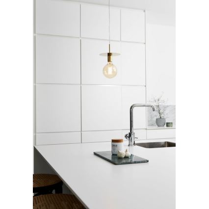Markslöjd 106150 - Ljuskrona med snöre DISC 1xE27/60W/230V