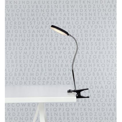 Markslöjd 106471 - LED-lampa med klämma FLEX LED/5W/230V