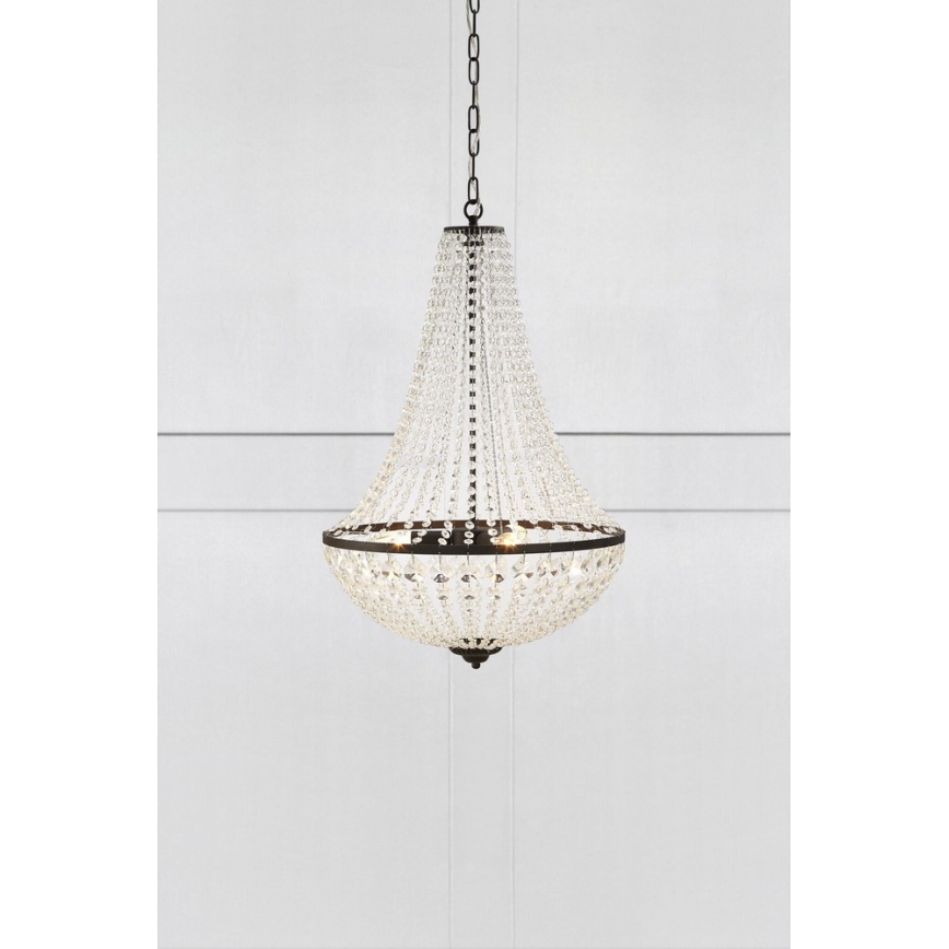 Markslöjd 107028 - Kristallkrona med kedja GRÄNSÖ 3xE14/40W/230V