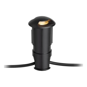 Markslöjd 107289 - GARDEN24 infälld utomhusarmatur LED/0,8W/24V IP44 svart