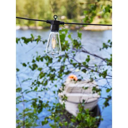 Markslöjd 107293 - LED Utomhusdekoration Girlang GARDEN 10xLED 5,5m IP44