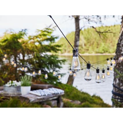 Markslöjd 107293 - LED Utomhusdekoration Girlang GARDEN 10xLED 5,5m IP44