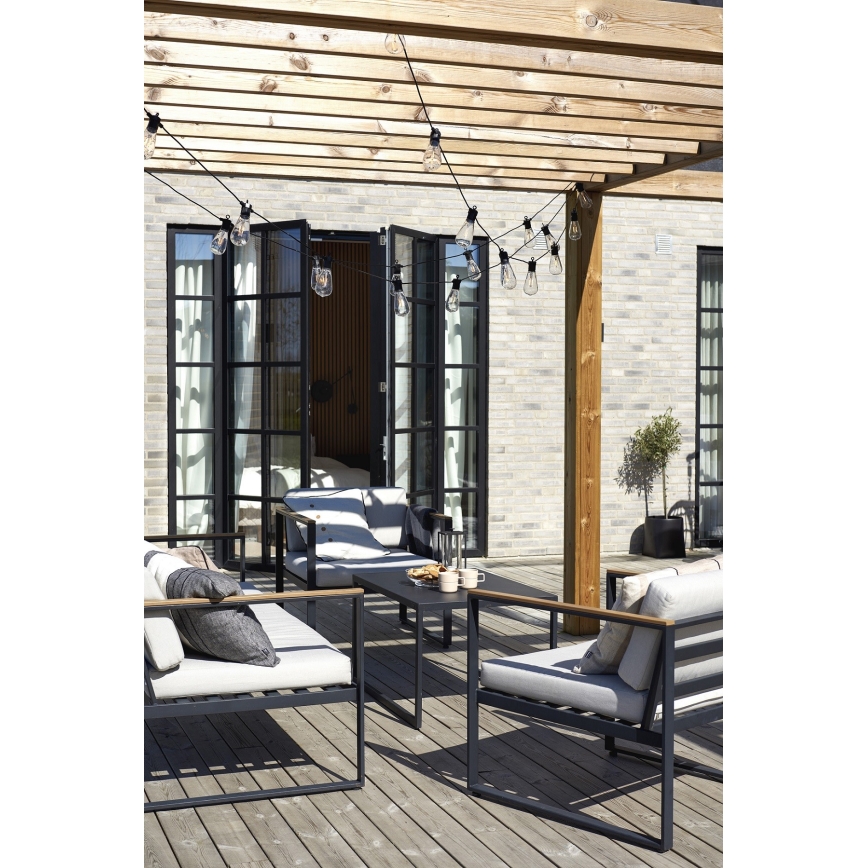 Markslöjd 107293 - LED Utomhusdekoration Girlang GARDEN 10xLED 5,5m IP44