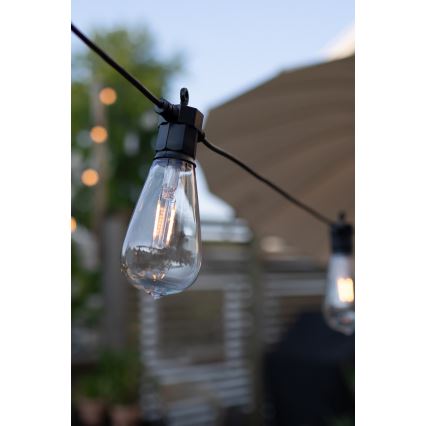 Markslöjd 107293 - LED utomhus dekorationsslinga GIRLANDA GARDEN 10xLED 5,5m IP44