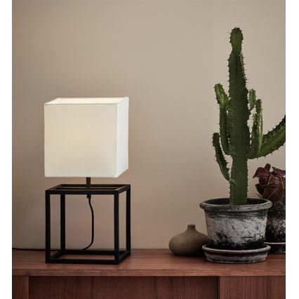 Markslöjd 107306 - Bordslampa CUBE 1xE27/60W/230V