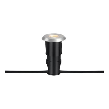 Markslöjd 107716 - LED infälld utomhusarmatur GARDEN24 LED/0,8W/24V IP44 svart/matt krom