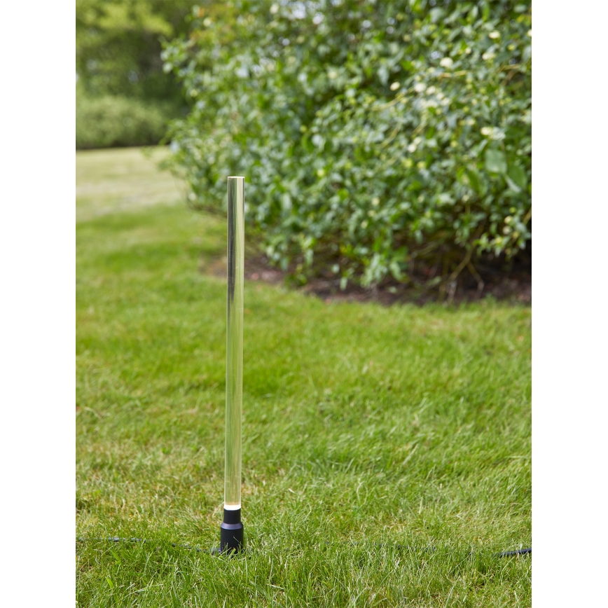 Markslöjd 107719 - LED Utomhuslampa GARDEN24 LED/3W/24V 57,5 cm IP44 svart/klar
