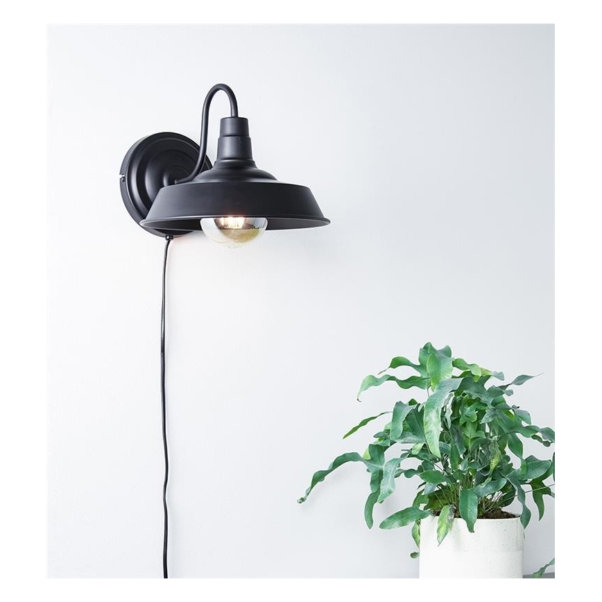 Markslöjd 107907 - Väggbelysning GRIMSBY 1xE27/60W/230V