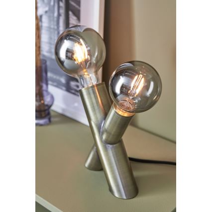 Markslöjd 108053 - Bordslampa SIMUL 1xE27/40W + 1xE14/40W/230V guld