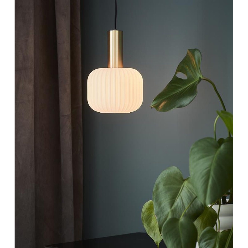 Markslöjd 108123 - Ljuskrona med snöre SOBER 1xE14/40W/230V mässing