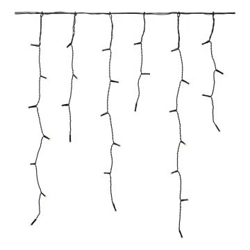 Markslöjd 108179 - LED utomhus julgardin GARDEN24 160xLED/9,6W/24V 3,1m varmvit