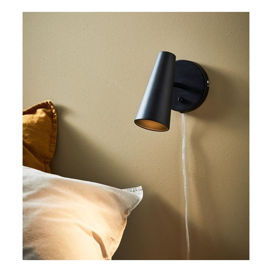 Markslöjd 108200 - Vägg spotlight CREST 1xGU10/7W/230V svart