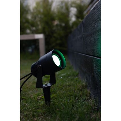 Markslöjd 108404 - LED RGBW utomhuslampa GARDEN24 LED/6W/24V 30 cm IP44 svart