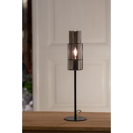 Markslöjd 108559 - Bordslampa TUBO 1xE14/40W/230V 50 cm svart