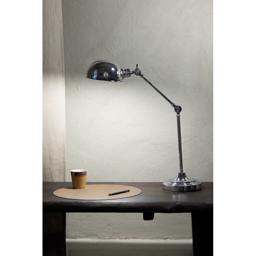 Markslöjd 108583 - Bordslampa PORTLAND 1xE27/40W/230V skinande krom