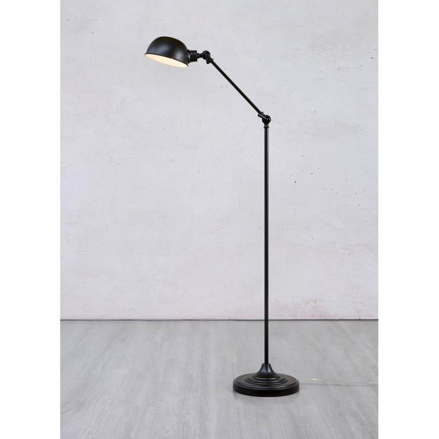 Markslöjd 108586 - Golv lampa PORTLAND 1xE27/40W/230V svart